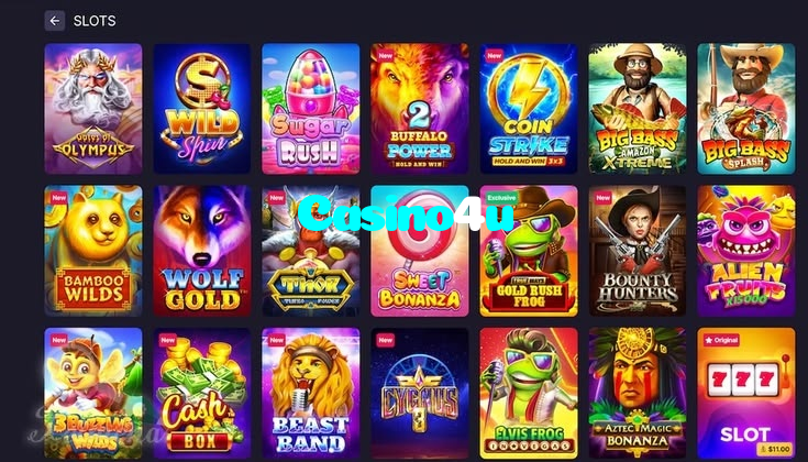 available types of Casino4u bet including pre-match live express and system bets